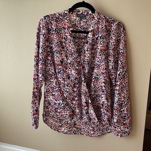 The Limited faux wrap blouse